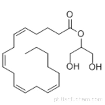 Ï¿½ido 5,8,11,14-Eicosatetraenï¿½co, ï¿½ter 2-hidroxi-1- (hidroximetil) etï¿½ico, (57192012,5Z, 8Z, 11Z, 14Z) - CAS 53847-30-6